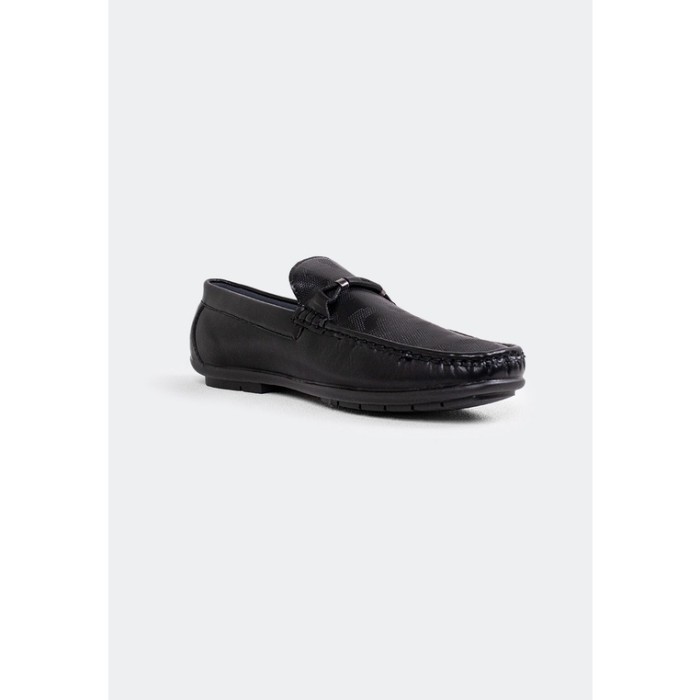 PROMO Sepatu MANZONE Mocassin BERNARD-BLACK TERMURAH