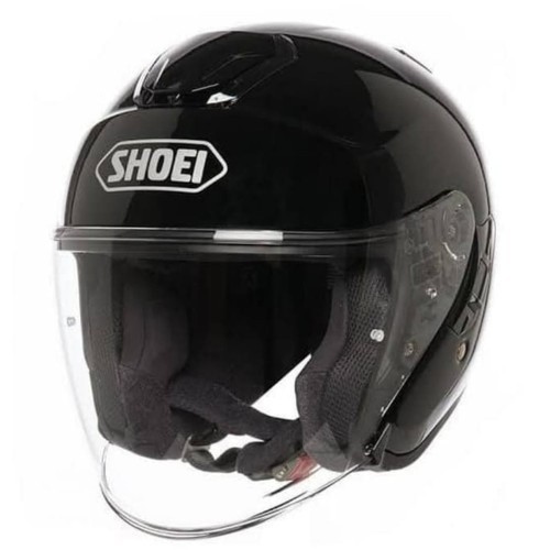 Helm Motor Half Face - Shoei J Cruise 2 Black Gloss Original