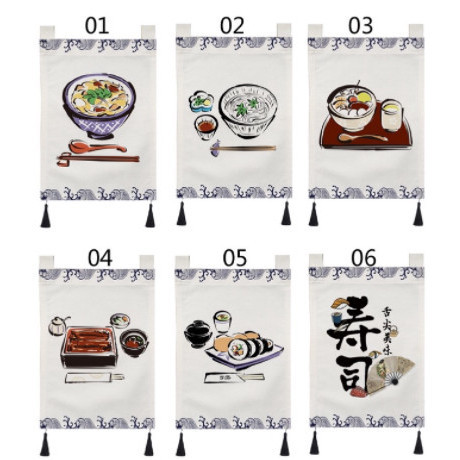 PROMO TERBATAS Noren tirai jepang hiasan rumah restoran rumah makan korea by request - 1-6