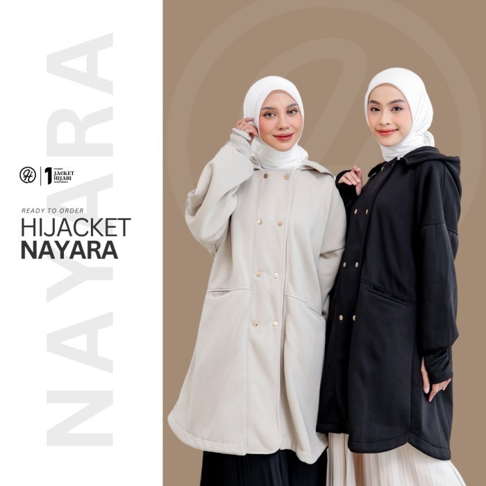 HIJACKET NAYARA Jaket Muslimah Syar'i Hangat & Elegan Jaket Fleece Premium