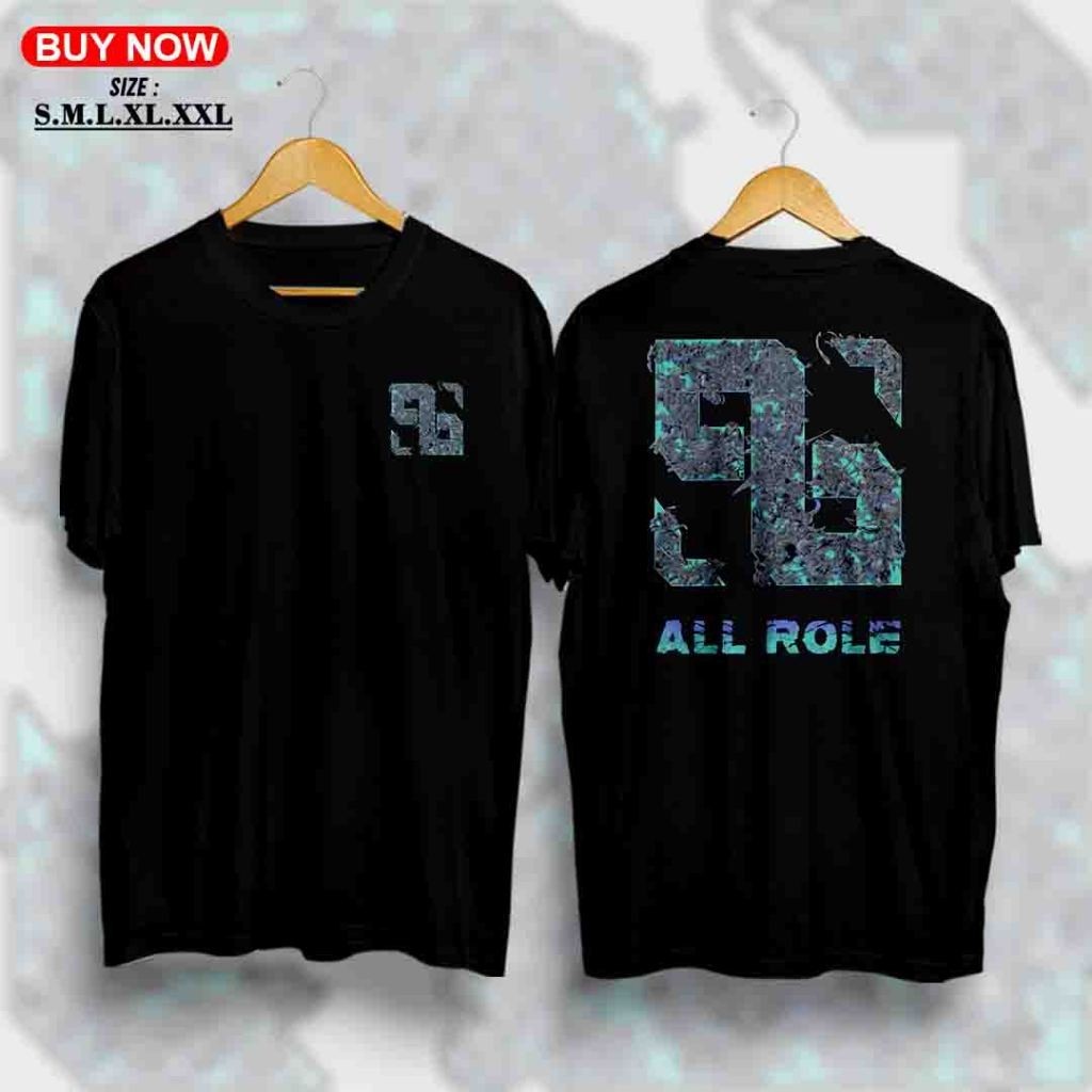Kaos ALL ROLE - Kaos MLBB - Kaos Murah - Kaos Terlaris
