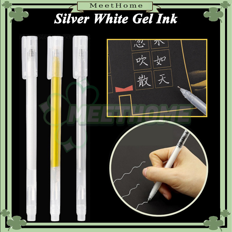 

Pena Glitter Metalik 0.8mm/Ballpoint Craftwork Scrapbook/Pulpen Gel Pen Tinta Metallic