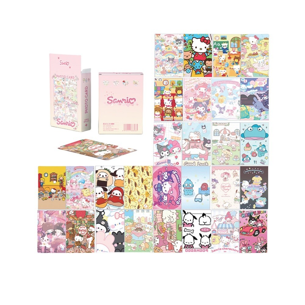

Anime Cards Cinnamoroll Melody Kuromi Kitty Pompompurin Collection Cards Toy For Children Gifts
