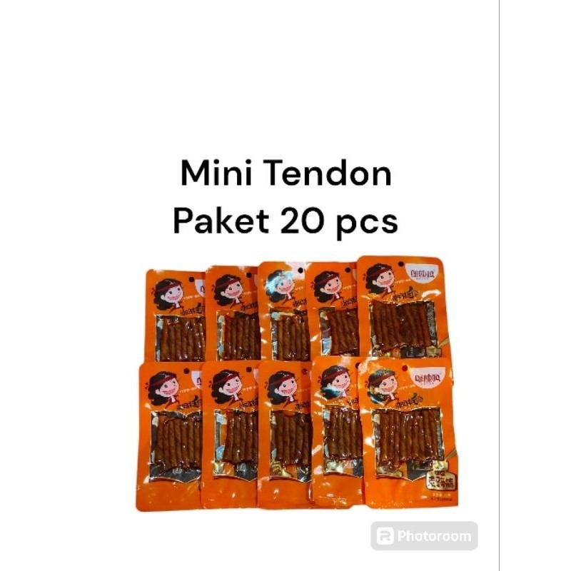 

Paket 20 pcs Latiao Mini Tendon 25 g Snack spicy Wulama