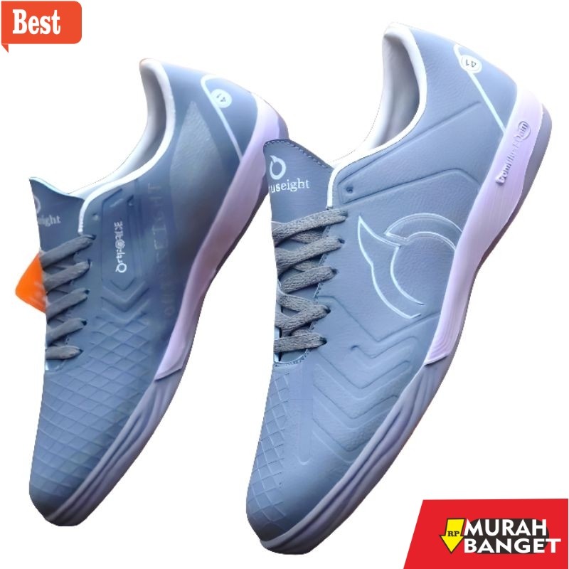 sepatu bola murah terbaik Sepatu Futsal Ortus Forte Orochi Grey Pria
