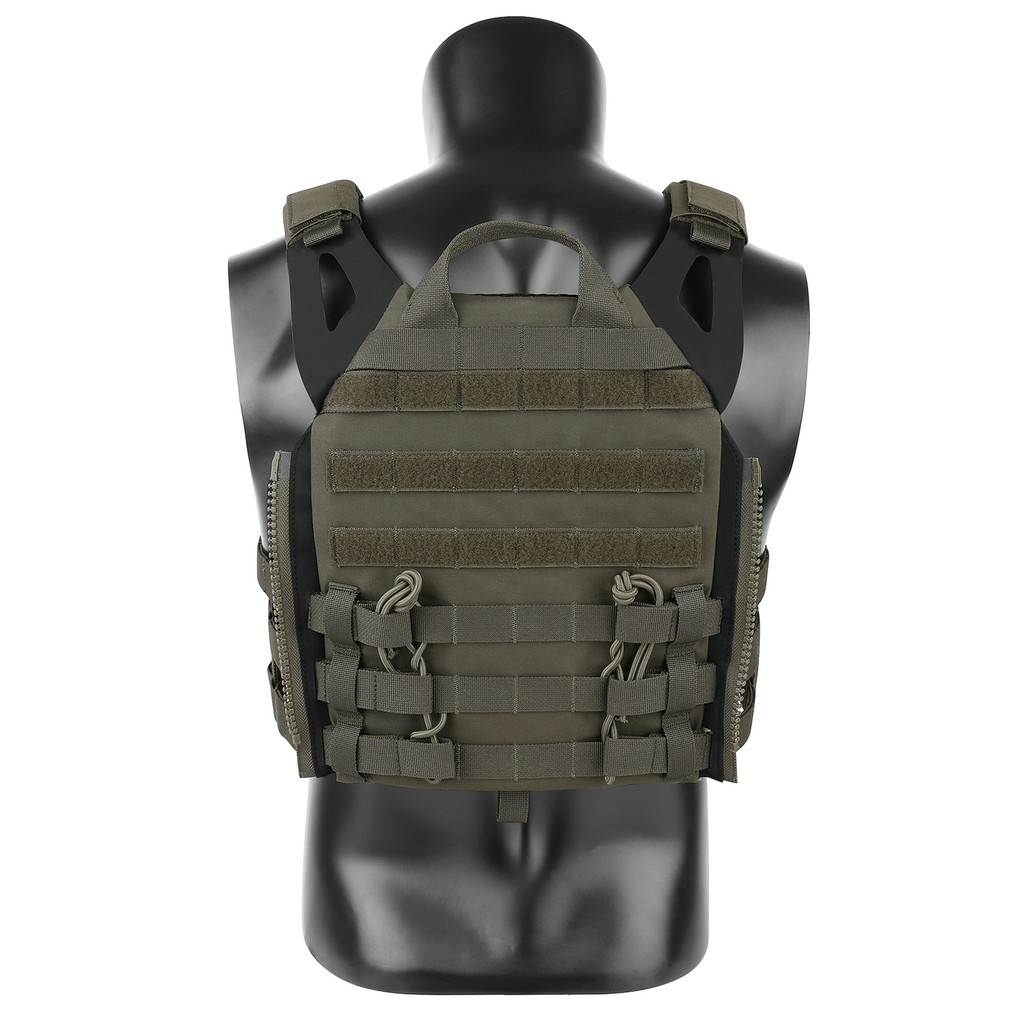 KRYDEX 500D Tactical JPC 2.0 Vest Jumper Plate Carrier MOLLE Front Flap Panel Backpack Combat Huntin