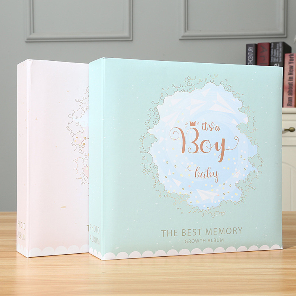 

1pc Baby Growth Photos Storage Booklet,6-inch, 00-pocket Photo Albums,Handwritten Photo Album,Flat B