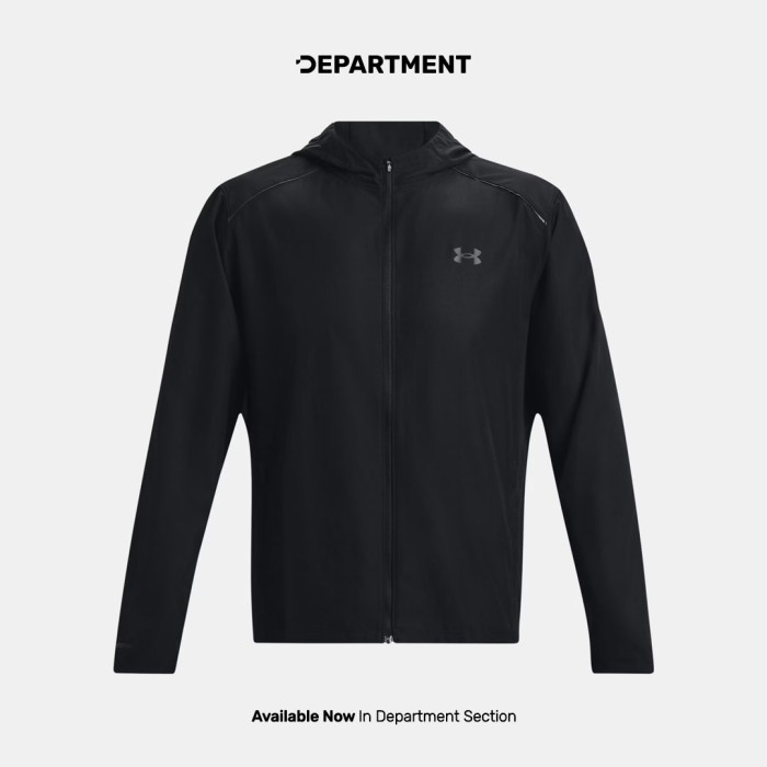UNDER ARMOUR Jaket Pria STORM RUN HOODED JACKET 1376795001 ORI