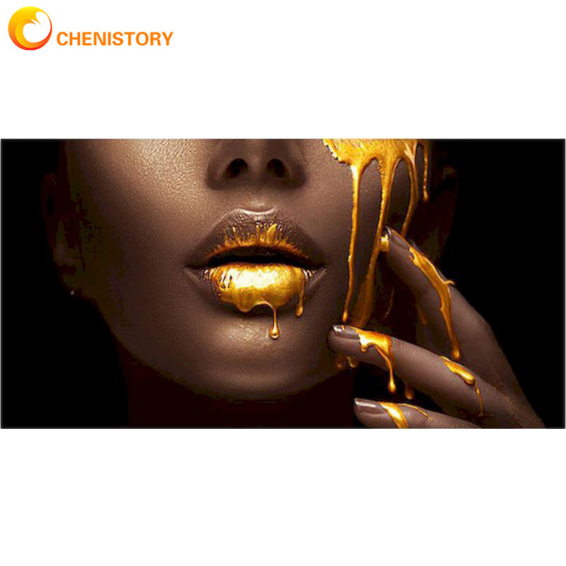 

60x120cm Picture By Number Women Number Painting For Adults DIY Craft Kits Coloring By Number Drawing Decor Wall Art