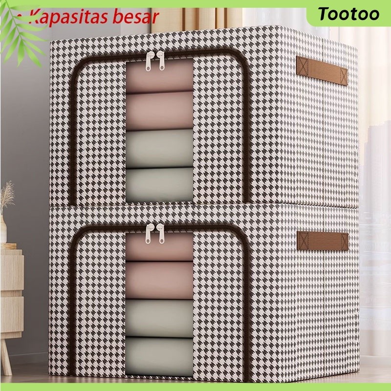 Tootoo❤ Tempat baju lipat / tempat penyimpanan baju / tempat baju lipat / tas baju