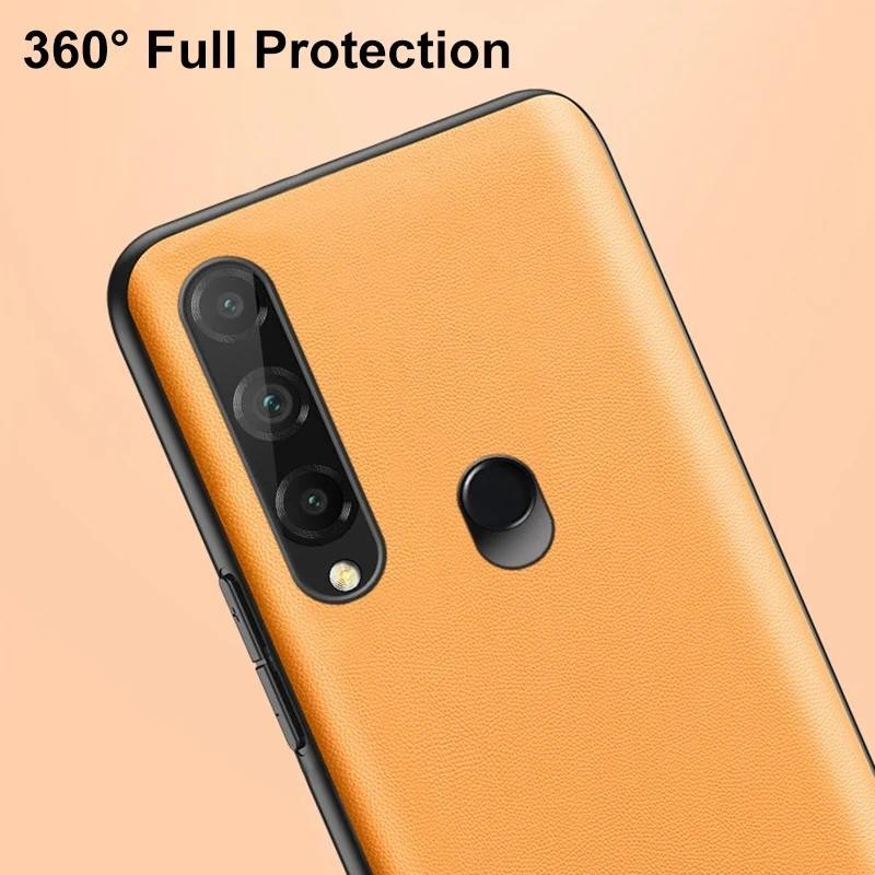 New Phone case Huawei Y8P Y7A P Smart Z Plus S Pro 2019 2021 Silicone Carbon Fibre Leather Carbon Fi