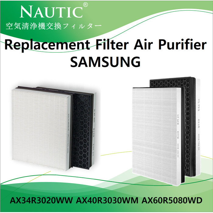 SAMSUNG Filter Air Purifier AX34 AX40 AX60 HEPA Filter samsung AX40R30302M / AX34R3020WW / AX3300 /