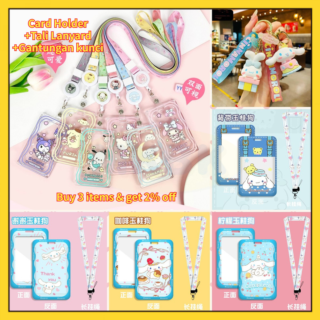 

⭐ MKBK ⭐Id Card Holder Tempat Id Card Gantungan Id Card Case Id Card Holder Id Card Gantungan Kartu Id Card Custom + Lanyard Card Holder Photocard