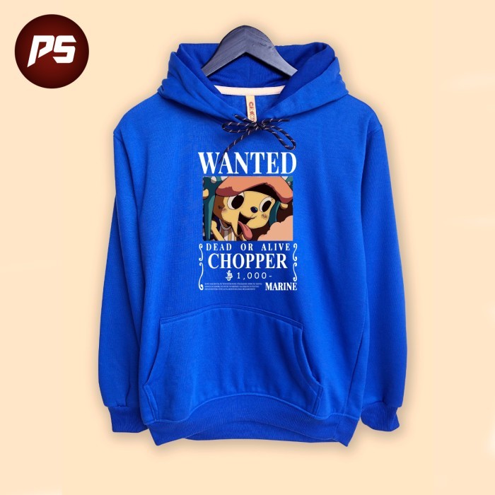 Jaket Chopper Wanted Bounty One Piece Straw Hat