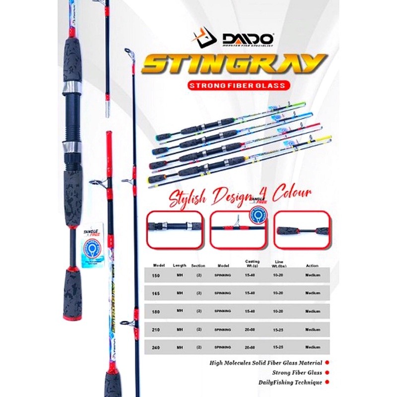 JORAN DAIDO STINGRAY 150cm 165cm 180cm 210cm 240cm (FIBER GLASS)
