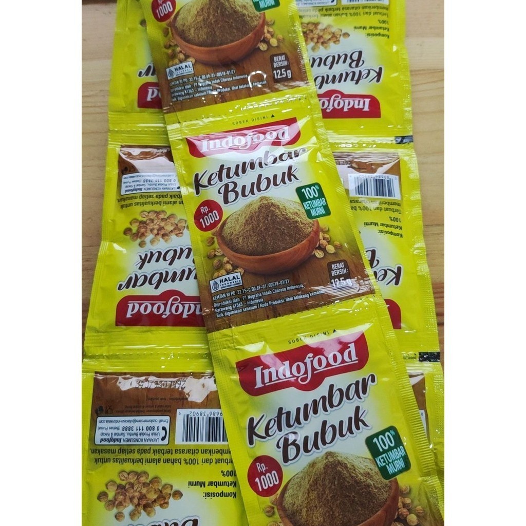 

Ketumbar Bubuk Indofood 12.5 gr PCS