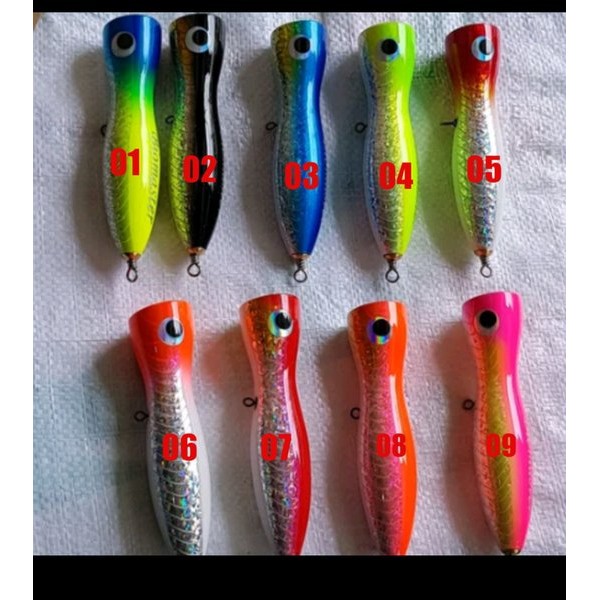 umpan pancing lure kayu popper biomaster 10 cm