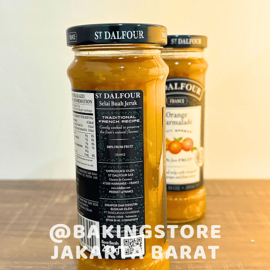 

RB Selai St. Dalfour Orange Marmalade Jam Fruit Spread 10 Oz 284 Gr