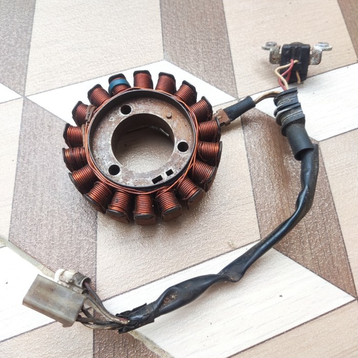 spul spull sepul magnet yamaha vixion old lama original ori asli bekas