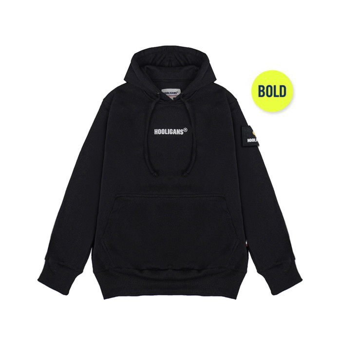 FLASH SALE HOOLIGANS Hoodie Bold Scott Black KEKINIAN