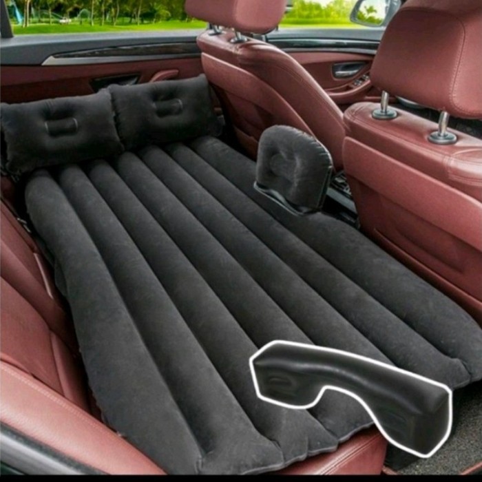 

Matras Mobil Kasur Angin Bantal Pompa Angin Mobil Car Air Bed Set - Hitam