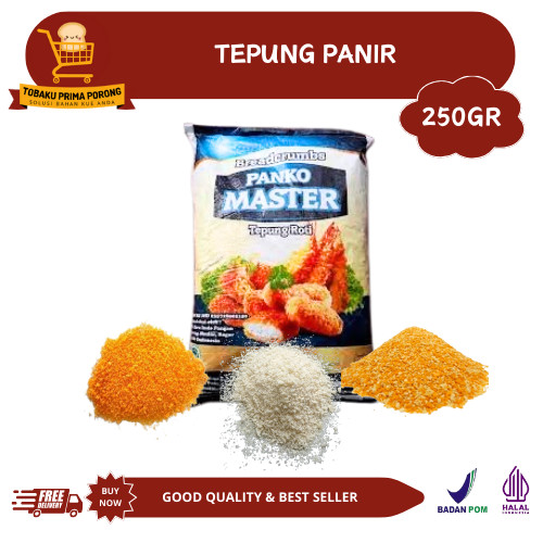 

TEPUNG PANIR REPACK 250GR / tepung roti / panir panko