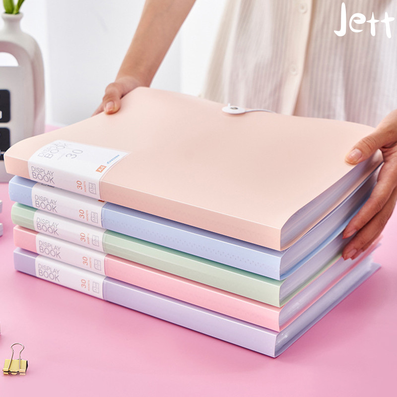 

[Ready]Map File Dokumen A4 20/30/40 Halaman Warna Pastel/Display Book-Jett