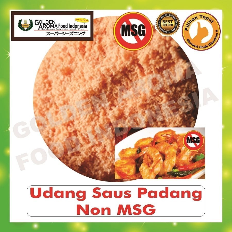 

Bubuk Tabur Rasa Udang Saus Padang Non MSG 100Gr Bumbu Serbaguna Spicy Shrimp Seasoning Powder halal