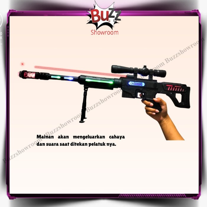 Tembakan Anak Sniper AK47 Mainan Pistol Senjata Infrared AK 47 - Sniper