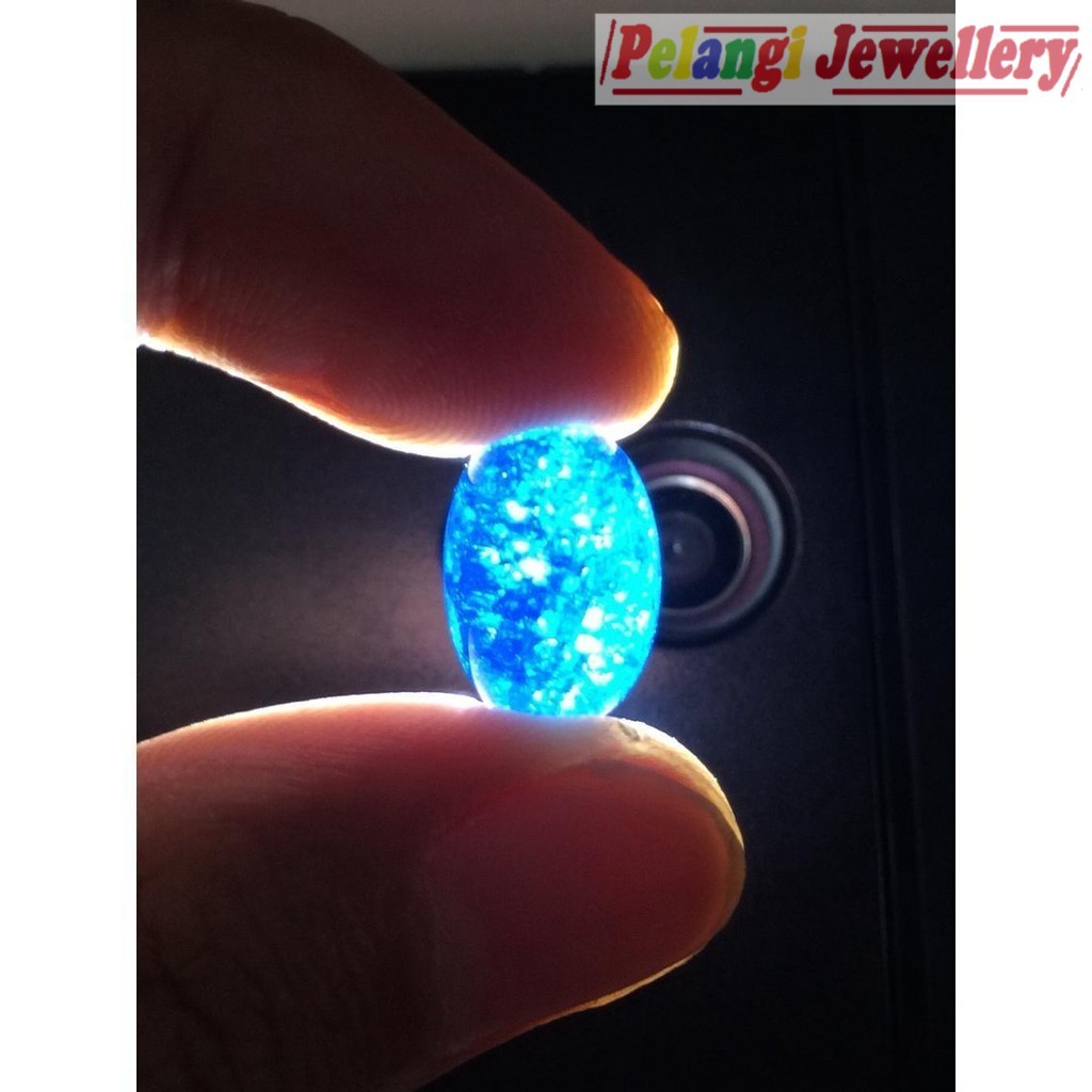 Batu Akik Pecah Seribu Biru Small Size HQ