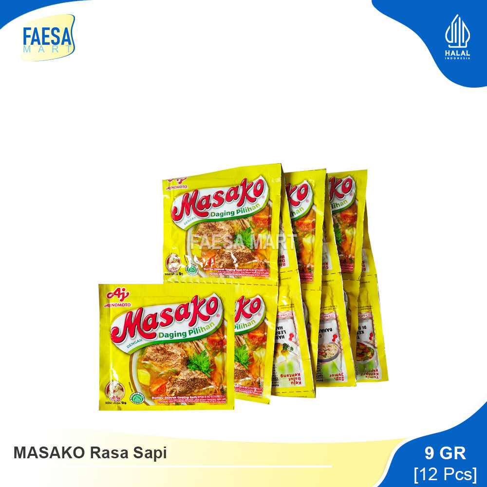 

MASAKO Rasa Sapi 9gr (12 Pcs)