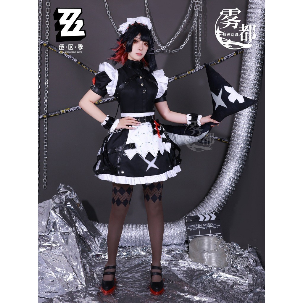 MIAOWU.ID - PO Ellen Joe Zoneless Zone Zero ZZZ Kostum Cosplay Costume Wudu Iyungtoo