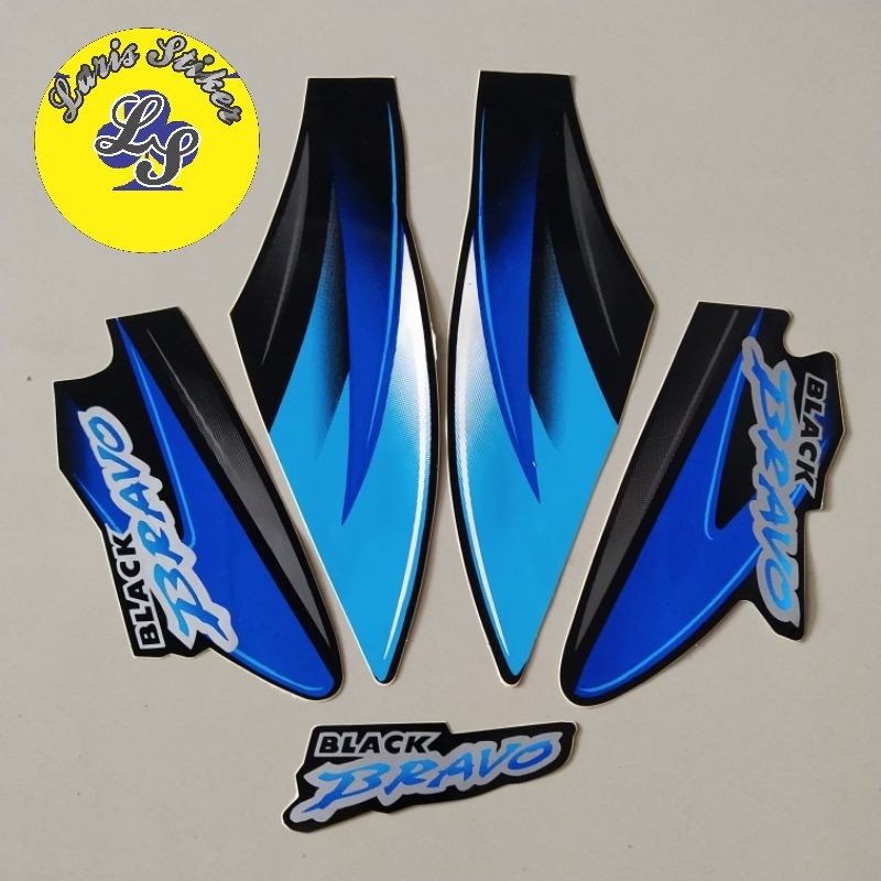 striping suzuki bravo 1998 black bravo jet cooled berkualitas termurah