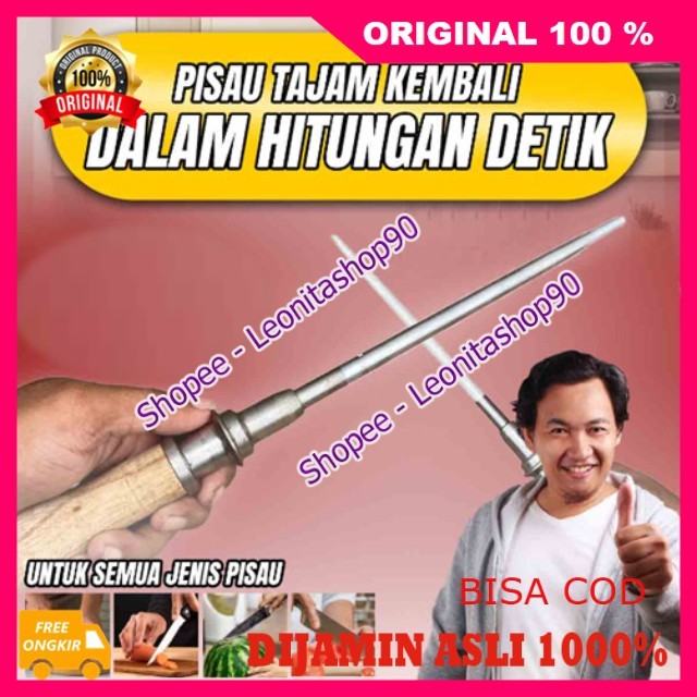 Stick Asahan Pisau Asahan Pengasah Pisau Stik Knife Sharpener Honer Honing 100% ORIGINAL