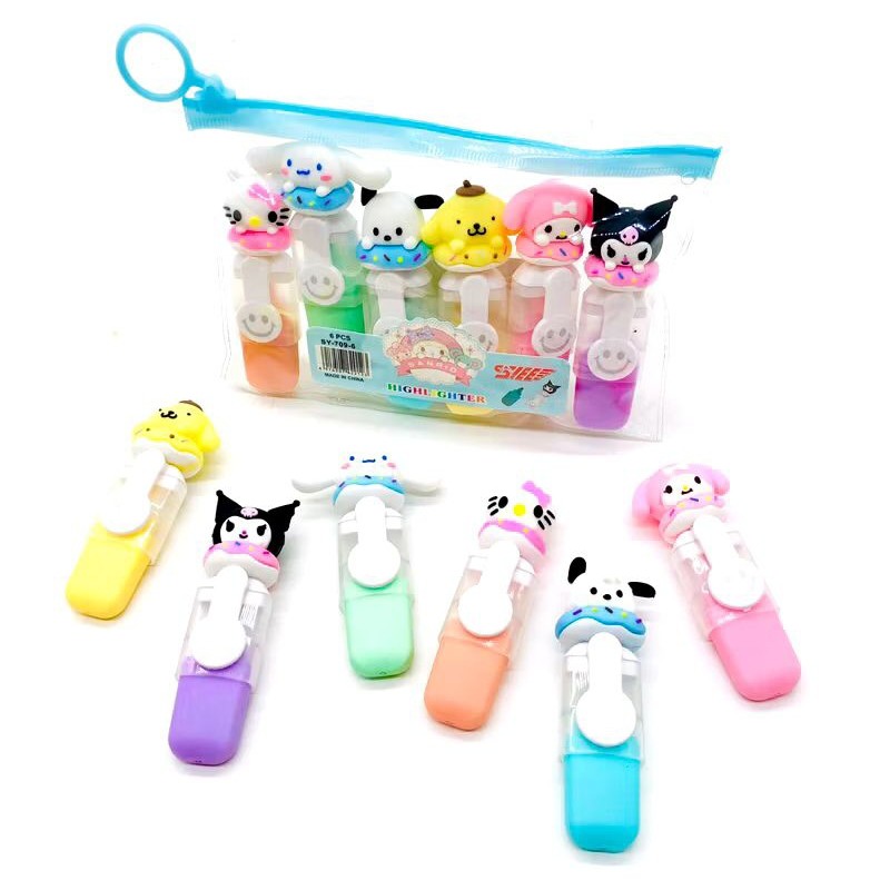 

Highlighter 6 Warna SANRIO