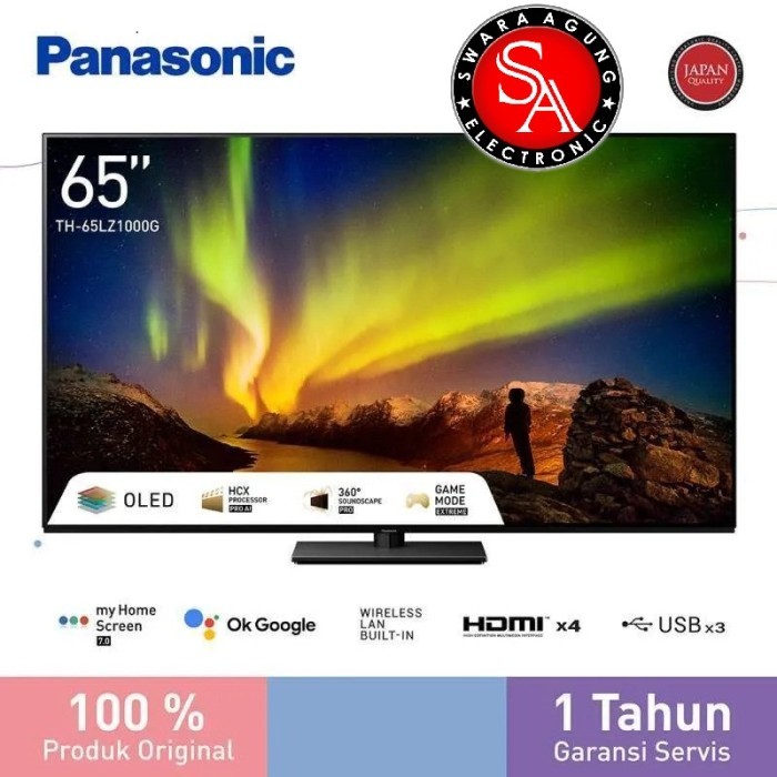 OLED UHD 4K Smart TV 65 Inch Panasonic Type : TH-65LZ1000 - HDR+ (MEDAN)