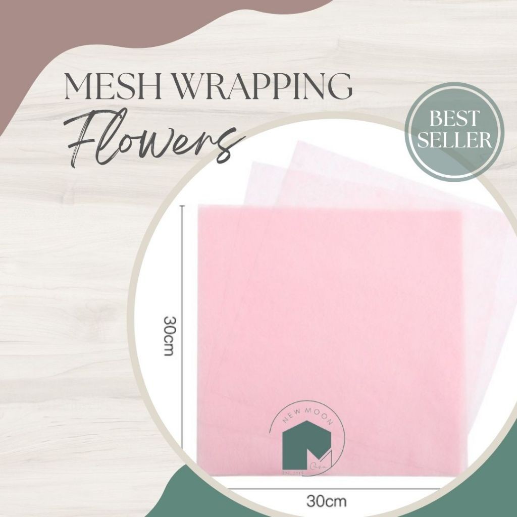 

Flower wrap kertas tissue 30cm kertas bunga bouqet buket kado hampers kerajinan wrapping gift hadiah hantaran