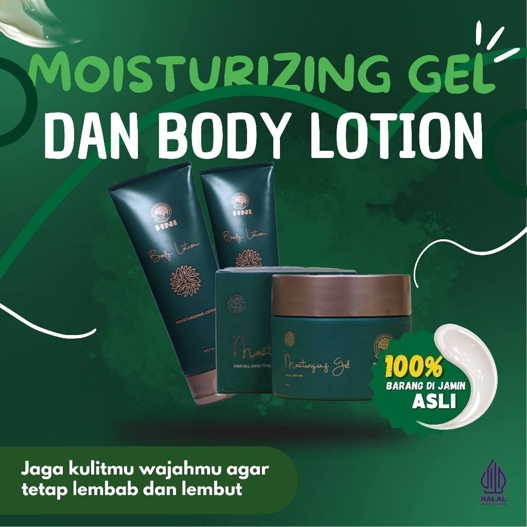 

TERMURAH HNI Moisturizing Gel/ pelembab wajah & HNI Body Lotion - HNI HPAI ORIGINAL [HMZ] SAD88