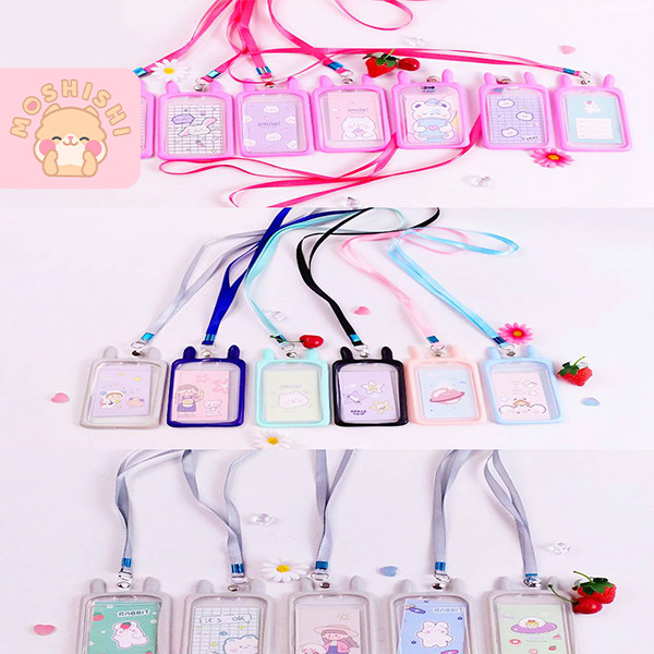 

Name Tag / Id Card Transparant / Vertical lanyard Telinga Rabbit