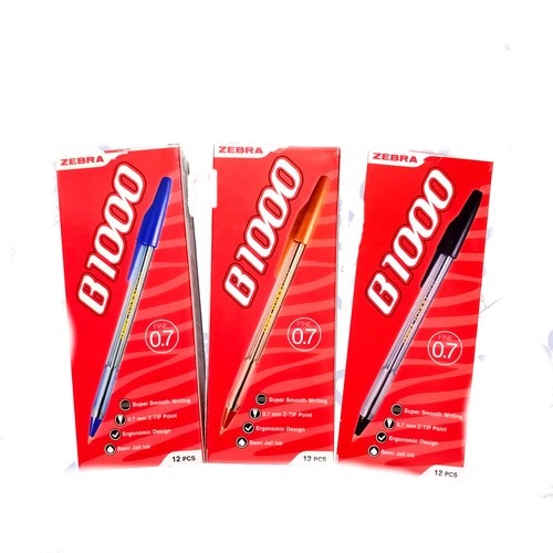 

Pulpen Semi Gel Zebra B1000 Pena Semi Gell Ballpoint B-1000 Lusinan - SHSNP