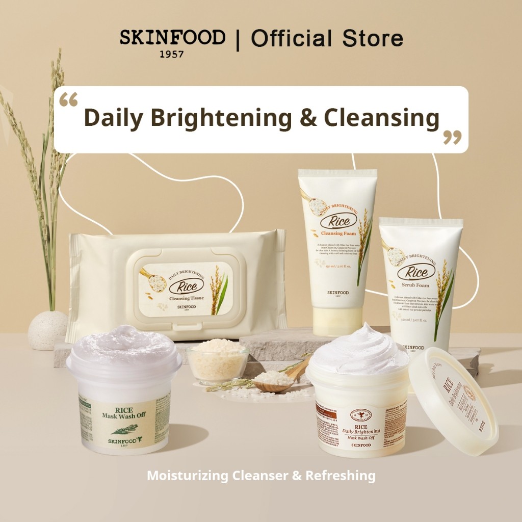SKINFOOD Rice Daily Brightening Series | Skinfood Rice