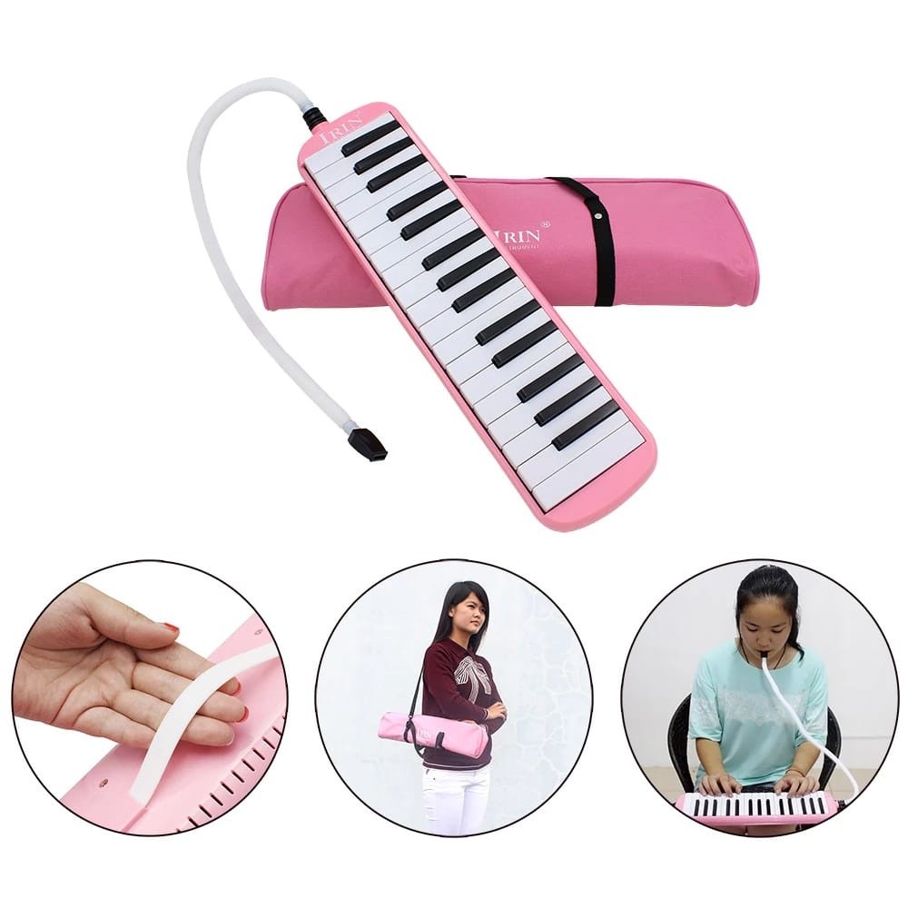 MAINAN ANAK PIANO PIANIKA MUSIK / MAINAN PIANIKA PIANO TIUP KEYBOARD MELODI TAS SET PROMO TERMURAH C
