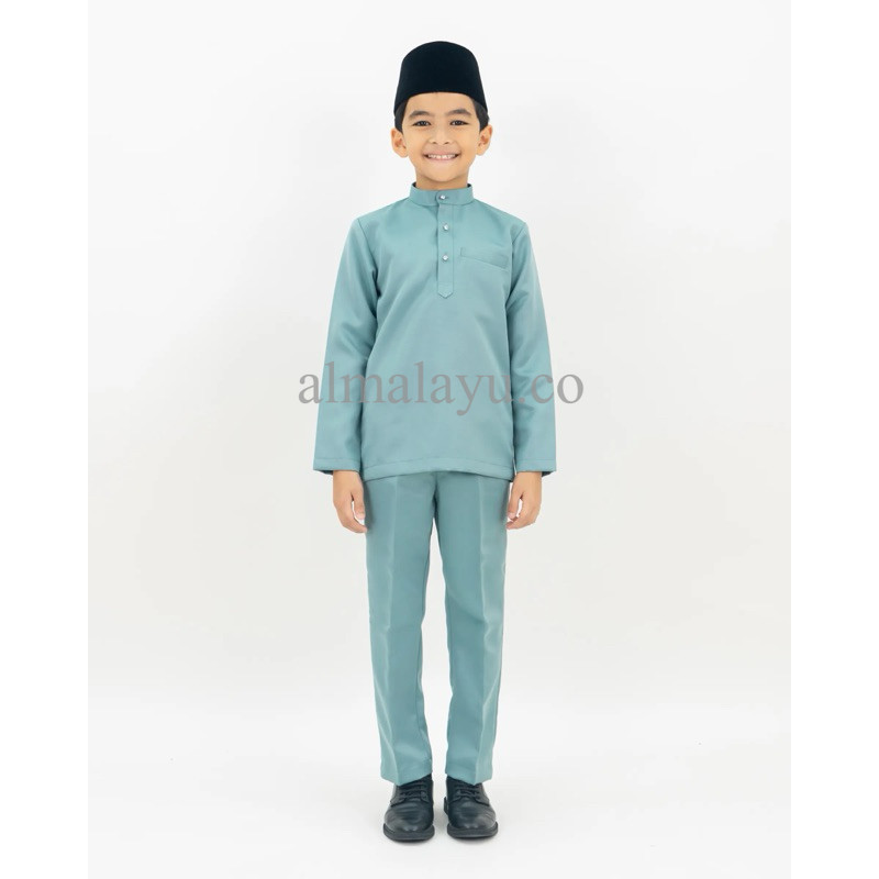 Baju Melayu Anak Laki Laki Teluk Belangga Cekak Musang Setelan Pakaian Muslim Koko Cowok Adat Malays