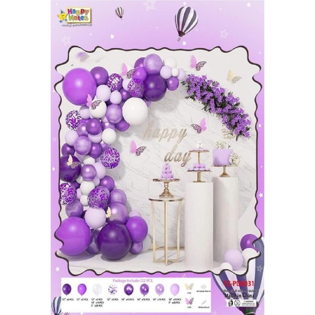 Luxiastore_ Balon Set / Balon Dekorasi Set / Paket Balon Set Dekorasi / Paket Balon Set / Pesta /