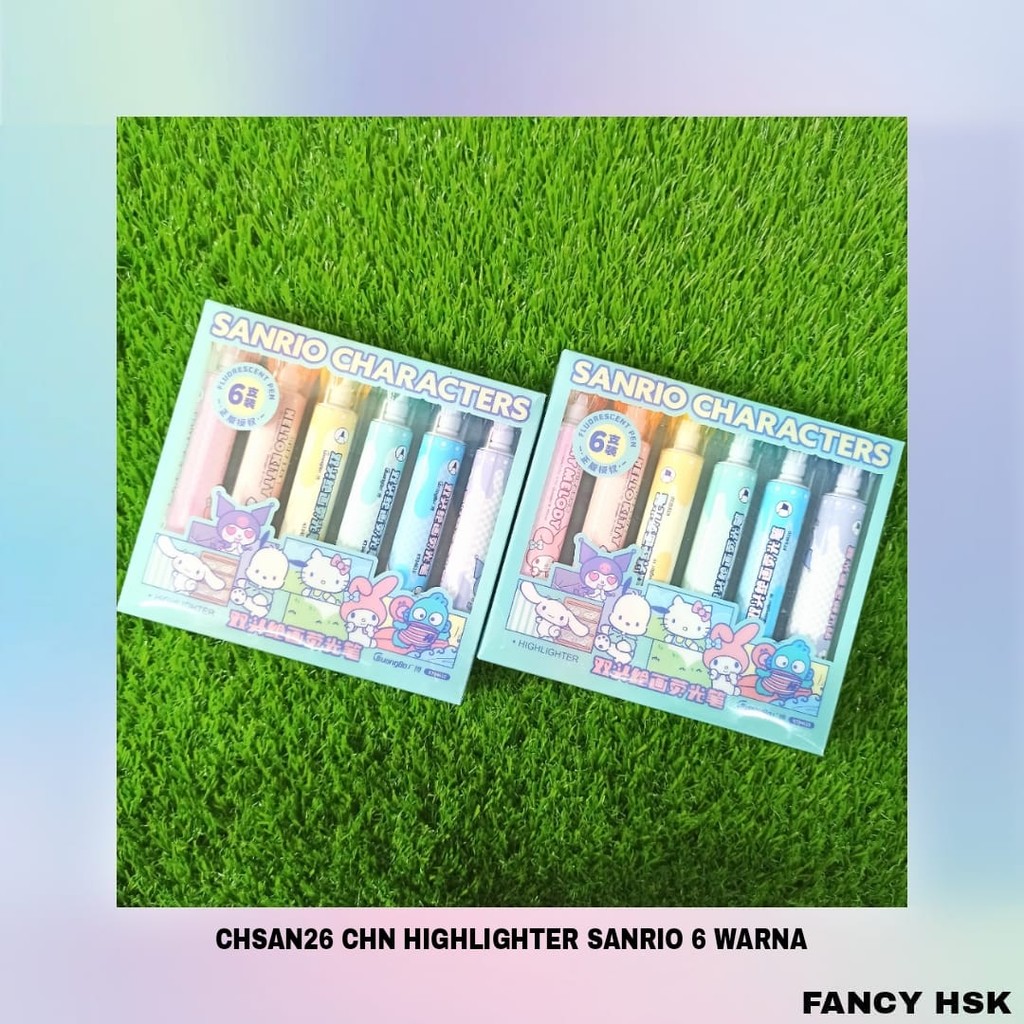

CHN HIGHLIGHTER SANRIO 6 WARNA CHSAN26