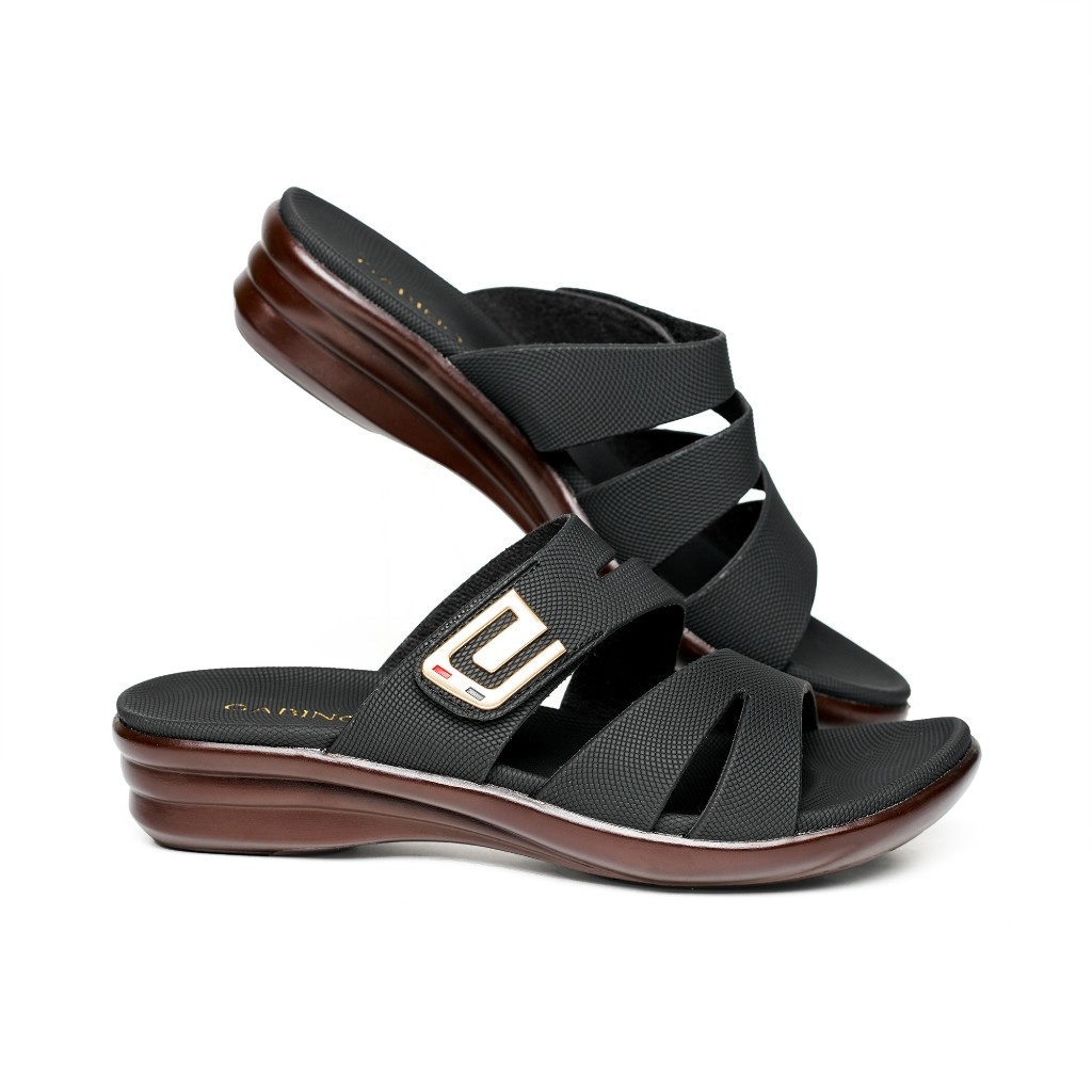 Gabino Sandal Wanita Wedges Slip On Casual Morra - G1CB4001