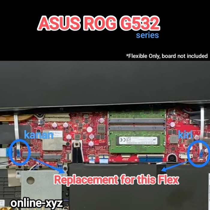 kabel flexible Led Board ASUS G532 G532L G532LU G532LV G532LW G53LWS ASUS ROG Strix Scar 15 G532 G 5