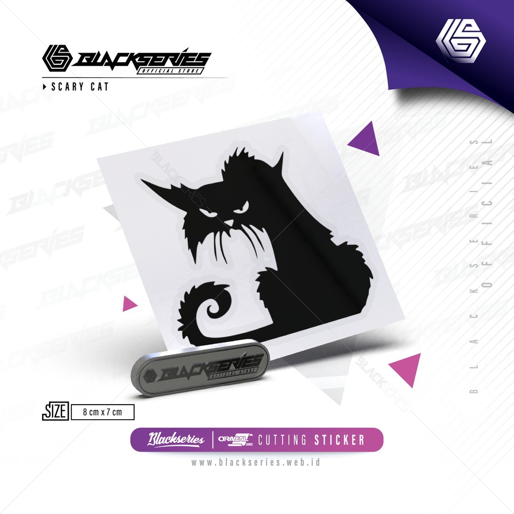 

Stiker Scary Cat | Stiker Lucu | Cutting Stiker Cat