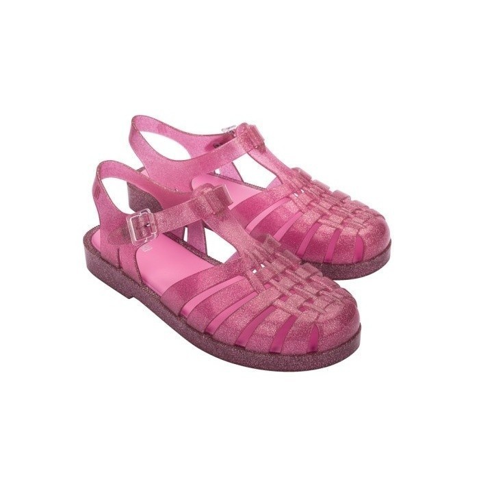 Sepatu Sandal Wanita Melissa Possession Shiny Ad Glitter Pink New