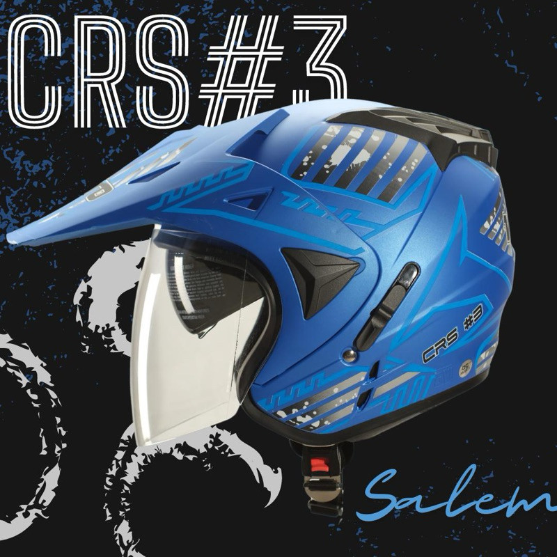 Helm Dewasa SNI WTO Unisex Cowo Cewe - WTO Pro Sight CROSS - Grosirshop86